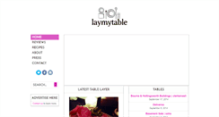 Desktop Screenshot of laymytable.com